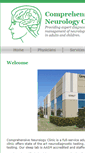 Mobile Screenshot of cnc-neurology.com